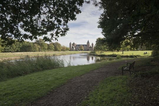Park and Kasteel Westhove, Domburg, Province of Zeeland, Netherlands