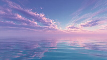 Obraz premium Sky and water reflection landscape