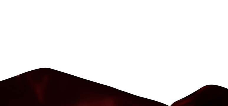 Abstract shapes with a gradient of red hues against a clean white backdrop. Perfect for modern design concepts and minim
