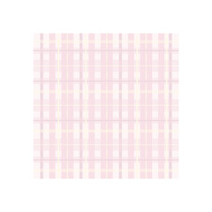 Soft Pink Pastel Plaid Pattern