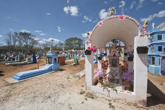 Hoctun Cemetery, Yucatan, Mexico