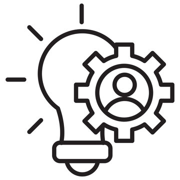 Approach Outline Icon