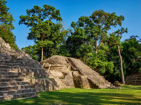 Plaza B, Cahal Pech Archaeological Reserve, San Ignacio, Cayo District, Belize