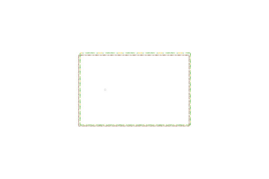 PNG Illustration Dotted gold rectangle frame isolated on transparent background