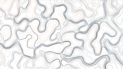 Topographic map patterns, topography line map. Vintage outdoors style  Abstract topographic contours map background, © Sopan
