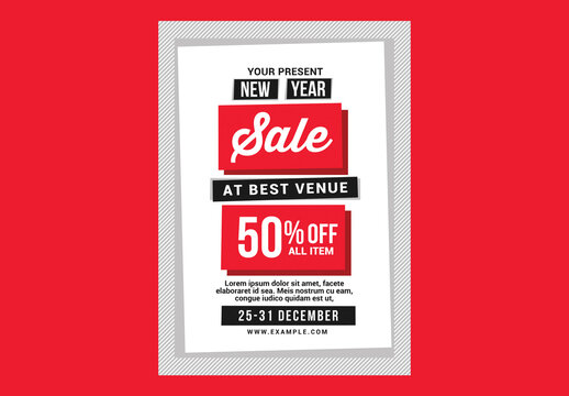 New Year Sale Flyer