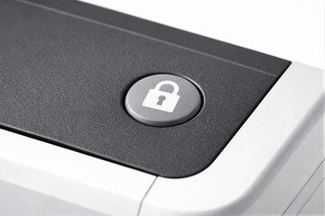 Secure Paper Shredder with Locking Mechanism