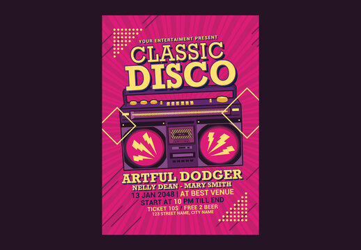 Classic Disco Radio Flyer