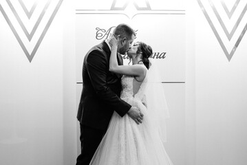 newlyweds indoor wedding ceremony in a open-air © omelnickiy