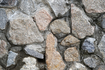 Beautiful textured stone wall revealing nature's artistry