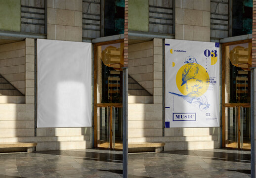Mockup Of Customized Sign Inside Building