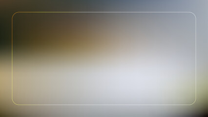 Modern Abstract Gradient Background with Rounded Frame and Copy Space