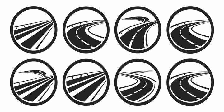 A series of nine images depicting the stages of a ball's motion through a fluid Vector