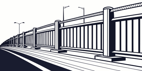 Abandoned train station with overgrown tracks and rusted railcars in a desolate setting Vector © Ruhi