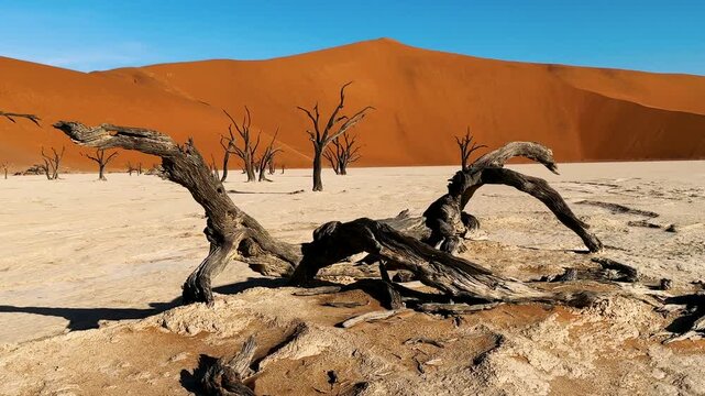 deadvlei in Namibia during the day
