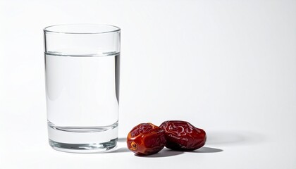 Refreshing Water and Sweet Dates for Hydration and Energy