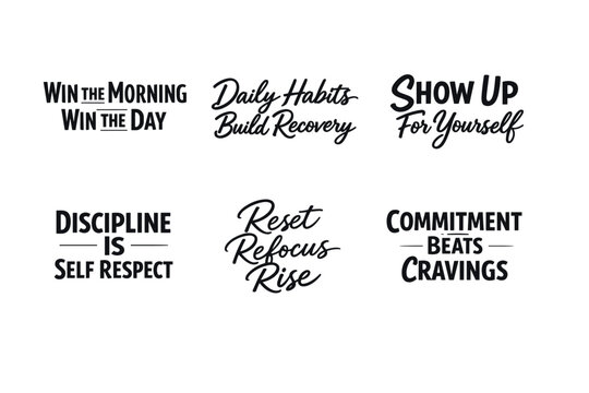 Inspirational quotes on daily habits, discipline, and commitment