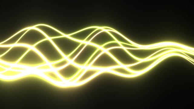 Silk Ribbons Flowing Abstract Elegant Background Seamless Loop