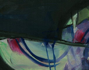 Expression of painting color and brushstroke.  Abstract illustration for background with space for your text