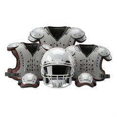 American football protective gear set
