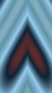 Abstract Blue Light Rays Forming a Geometric Pattern.