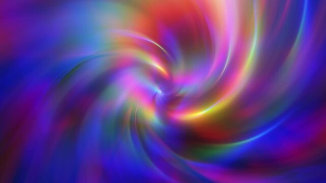 Animated background simulating the colors of light passing through a prism
