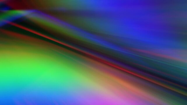 Animated background simulating the colors of light passing through a prism