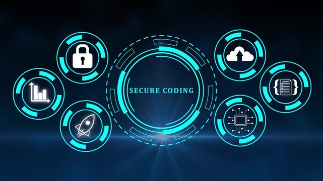 Low Code software development platform technology concept.4k