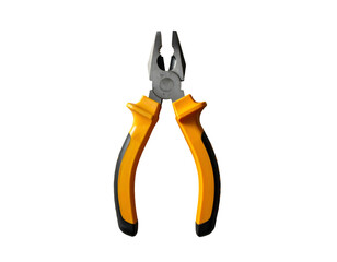 Obraz premium A tool with yellow and black handles and metal jaws