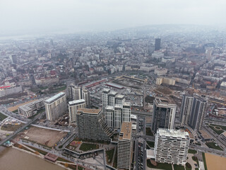 Fototapeta premium Drone View of the Belgrade Waterfront district
