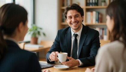 Business meeting action office location professional discussion content type collaborative environment engaging viewpoint success concept