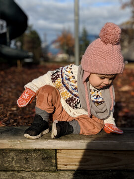 Toddler at the park