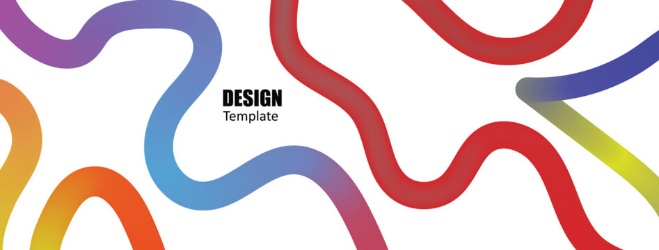 Vibrant multicolored wavy lines artwork with msi logo