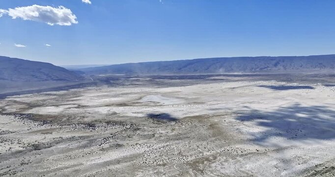 Mountains and the Gypsum Dunes into antique Tethys Sea
