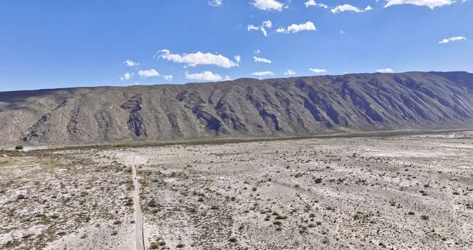 Mountains and the Gypsum Dunes into antique Tethys Sea