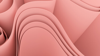 The abstract fabric background in the 3D render creates a sense of depth and volume. Perfect for website design, presentations and creative projects.