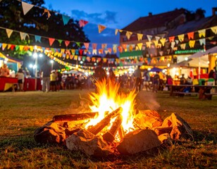 Fogueiras de s&atilde;o jo&atilde;o - Festa Junina no Brasil