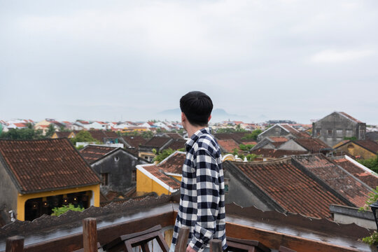 Man Overlooking Hoi An City