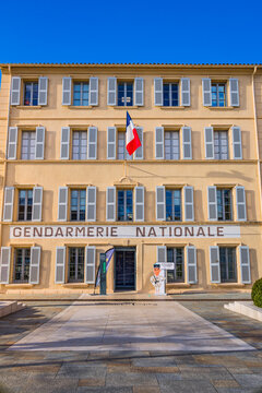 La Gendarmerie Nationale historique aujourd'hui Mus&eacute;e,  Saint-Tropez, C&ocirc;te d'Azur, France - Le 19 f&eacute;vrier 2026