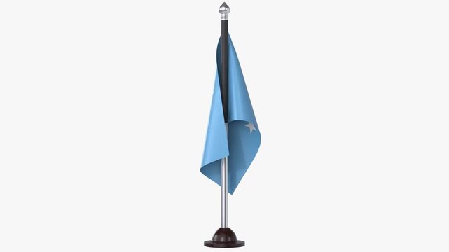Federated States of Micronesia Flag Stand Turnaround