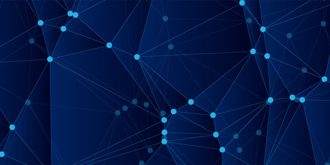 Vector futuristic set blue sphere of particles and lines. Network connection big data. Abstract technology background modrn © halwani