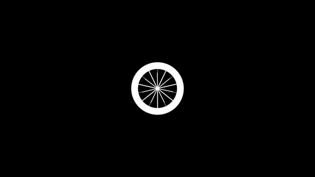 line blast and circle burst explosion, abstract glowing circle animation, sparkling bright flash effect on black background, professional motion graphics overlay for digital creators 4k video