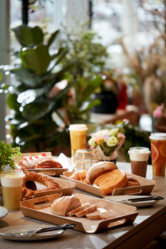 A sumptuous afternoon tea meal and drinks at afternoon tea time