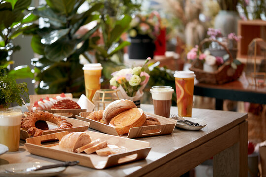 A sumptuous afternoon tea meal and drinks at afternoon tea time