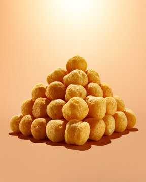 Cheese Ball pyramid 