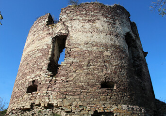 Ruins of Buchach Castle (14th-18th centuries) in Ukraine&mdash;an architectural monument of national importance