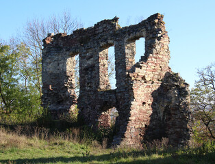 Ruins of Buchach Castle (14th-18th centuries) in Ukraine&mdash;an architectural monument of national importance