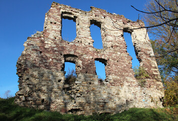 Ruins of Buchach Castle (14th-18th centuries) in Ukraine&mdash;an architectural monument of national importance