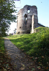 Ruins of Buchach Castle (14th-18th centuries) in Ukraine&mdash;an architectural monument of national importance