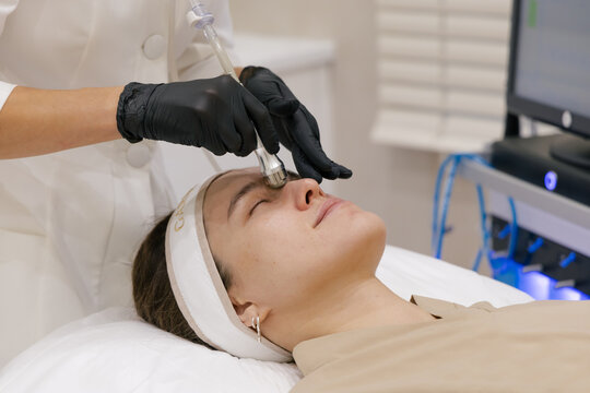 Professional Facial Skincare Treatment in Modern Beauty Clinic